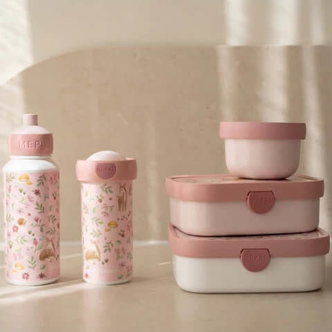 Little Dutch Παιδικό Ποτηράκι Fairy Garden από Πλαστικό Ροζ 300ml
