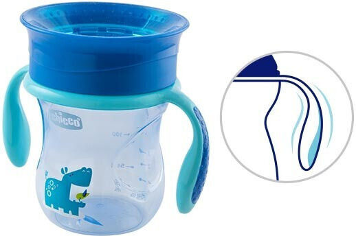 Chicco Παιδικό Ποτηράκι Perfect από Πλαστικό Πράσινο 200ml για 12m+