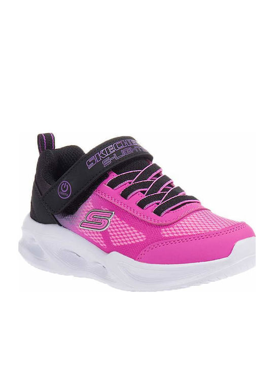 Lighted Gore Παιδικά Sneakers με Σκρατς & Φωτάκια Μαύρα