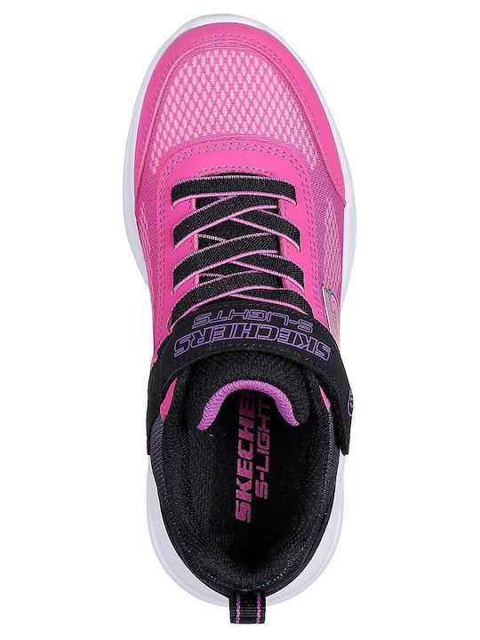 Lighted Gore Παιδικά Sneakers με Σκρατς & Φωτάκια Μαύρα