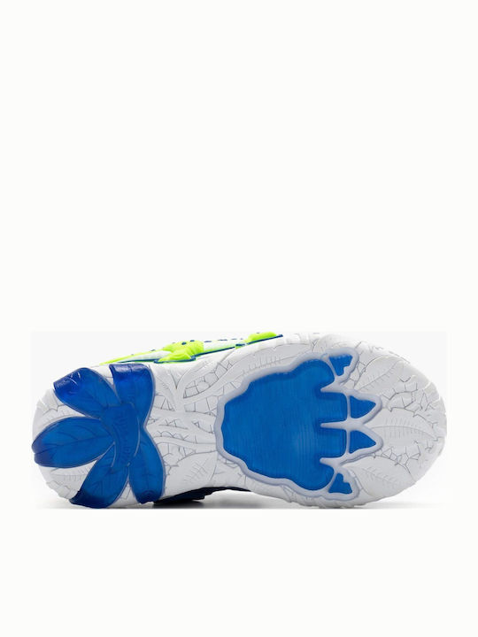 Kids Sneakers with Scratch & Lights Blue