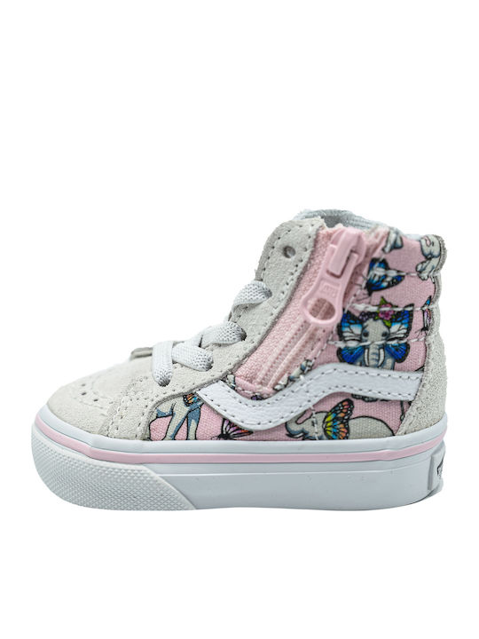 Sk8-Hi Reissue Încălțăminte sport Inalta pentru copii Roz
