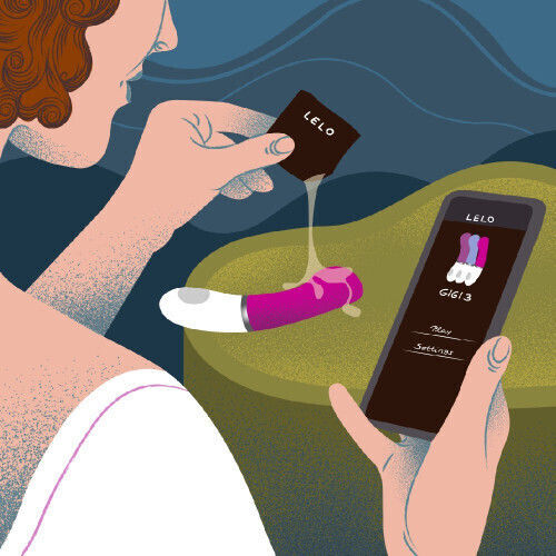 Lelo Gigi 3 Vibrator G-Punkt mit Fernbedienung 16.3cm Rosa