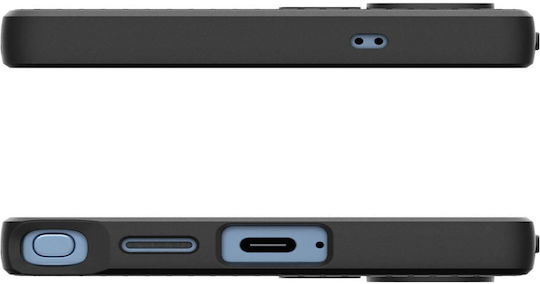 Spigen Liquid Air Umschlag Rückseite Kunststoff Schwarz (Galaxy S25 Ultra,Samsung S25 Ultra)