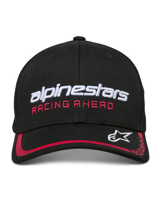 Καπέλο Alpinestars Crv Bill Indent Black Red