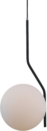 Italux Pendant Light Gray Ball with Socket E27 100cm