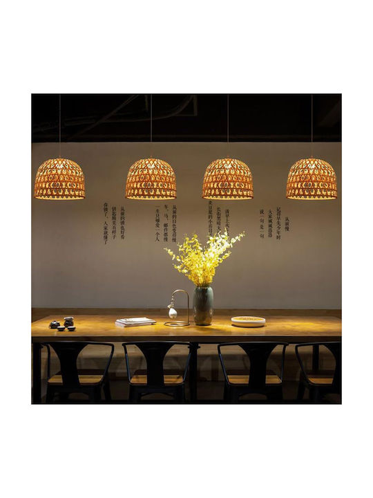 VenCore Pendant Light Boho Grid with Socket E27 35x35x22cm