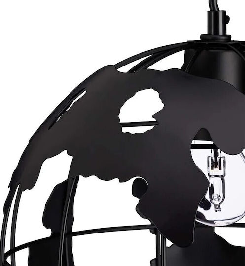 VenCore Pendant Light Black Grid with Socket E27 30x30x30cm