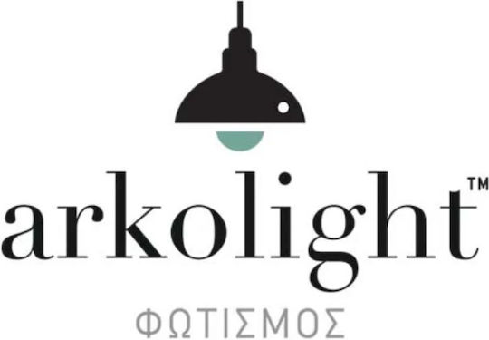 ArkoLight Висящо Осветително Тяло Тюркоазен с Цокъл E27 33x34см.