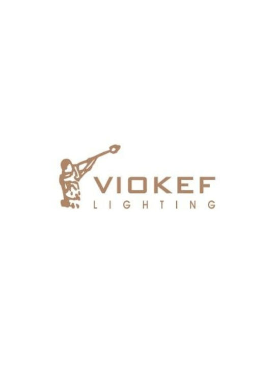 Viokef Helix Κρεμαστό Φωτιστικό Λευκό LED Ράγα 104x32εκ.