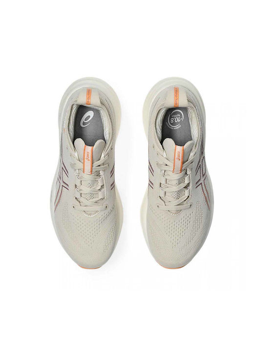 Gel-Nimbus 26 Sport Shoes Running Oatmeal / Faded Orange