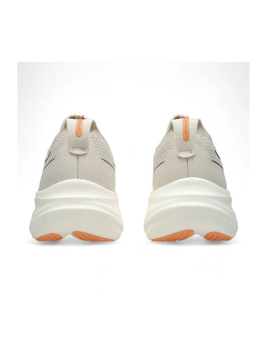 Gel-Nimbus 26 Sport Shoes Running Oatmeal / Faded Orange