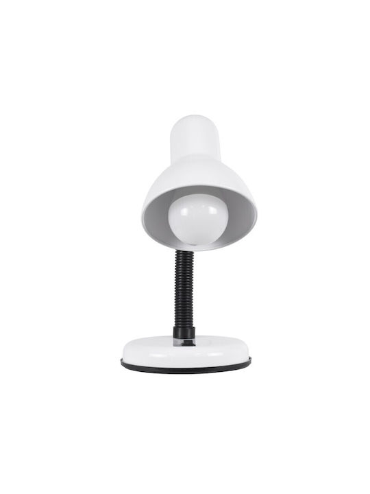 VenCore Office Lamp with Flexible Arm for Socket E27 in White Color