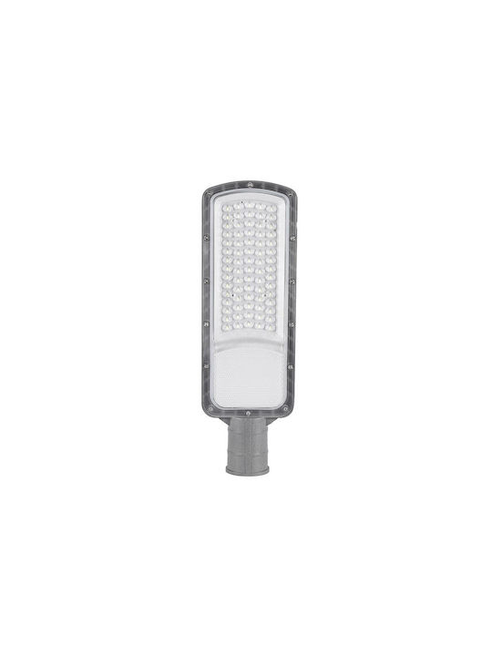 Lucas LED Εξωτερικό Φωτιστικό LED Δρόμου 150W με Ψυχρό Λευκό Φως IP65 Γκρι