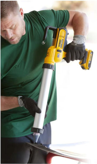 Dewalt Ηλεκτρικό Πιστόλι Σιλικόνης Μπαταρίας 18V 2x2Ah