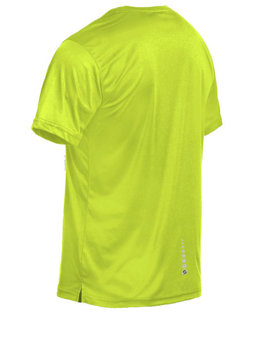 Fit Light Verde Cămășă De Lucru Cu Mâneci Scurte