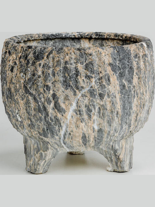 InTheBox Planter Ceramic Gray 27x27x23cm.