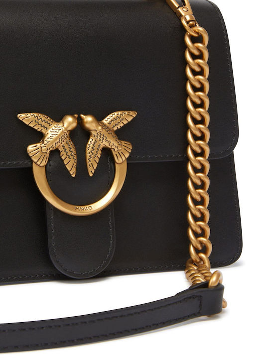 Love One Top Leather Women's Bag Handbag Black