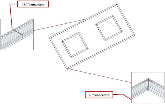 VenCore LED Panel 731W with Cool White Light 6500K