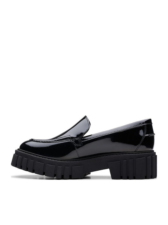 Clarks Page Loafer Γυναικεία Loafers σε Μαύρο Χρώμα