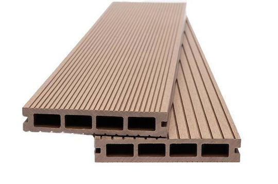 Newplan Deck Περίφραξης Κήπου από WPC 2.5x14.6x360εκ.