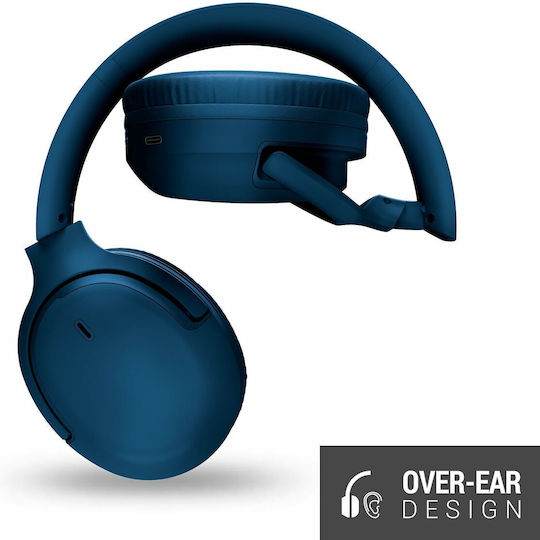 Energy Sistem 459704 Ασύρματα Bluetooth Over Ear Ακουστικά Navy Μπλε