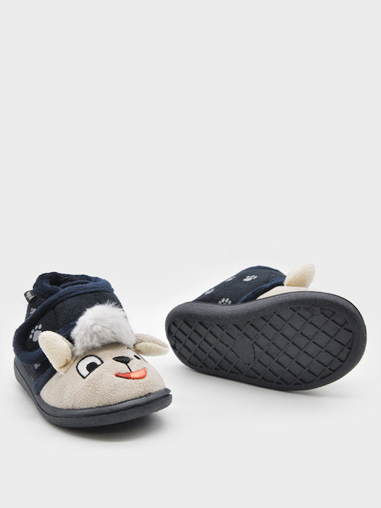 Kids Slippers Boots Blue