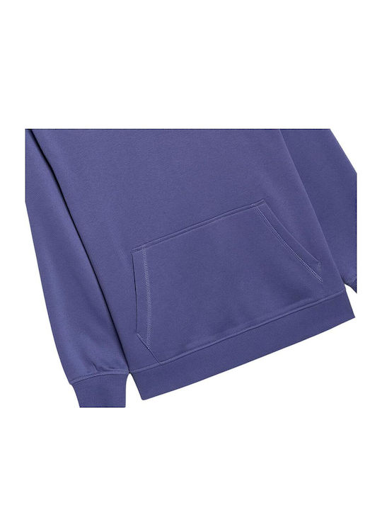 Kinder-Sweatshirt mit Kapuze und Taschen Blau