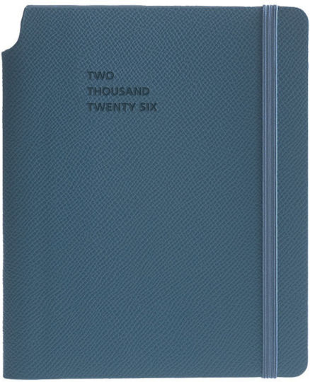 Type Center Pen Soft Εβδομαδιαιο Ημερολογιο Α6 Pocket-size 10.5 X 14.8 2026 Blue Aegean