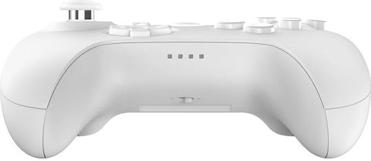 8Bitdo 64 Bluetooth Безжичен Геймпад с Хол Ефект Стикове за Android / Switch / Switch 2 Бял