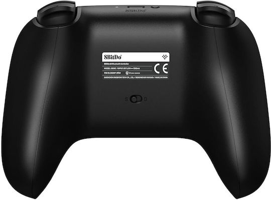8Bitdo 64 Bluetooth Ασύρματο Gamepad για Android / Switch / Switch 2 Μαύρο