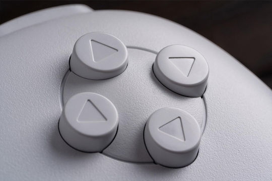 8Bitdo 64 Bluetooth Безжичен Геймпад с Хол Ефект Стикове за Android / Switch / Switch 2 Бял