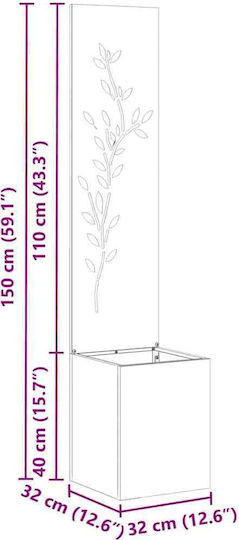 vidaXL Garden Decoration 32x32x150cm 876409