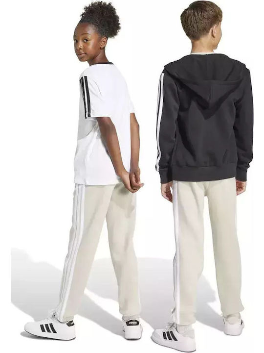 Kinder Trainingshose Beige / White - Grey White 3Stück Logo