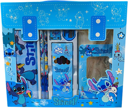 Σετ Σχολικών Stitch 6 1 Κουτί Δώρου 23966-12-1