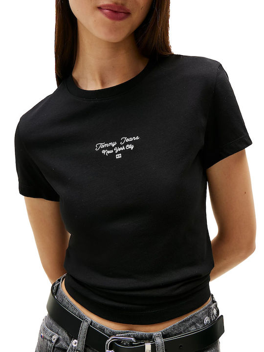 Tommy Γυναικείο T-shirt Black