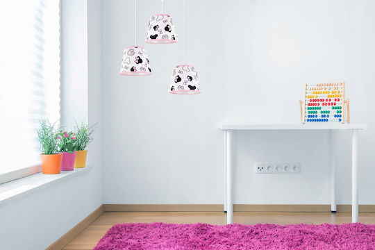 Light Home Kronleuchter Kinderdeckenleuchte Deckenleuchte 60W mit Fassung E27 Weiß