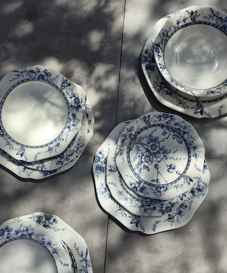 Oriana Ferelli White Porcelain Dinnerware Set 40pcs