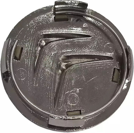 Citroen Car Wheel Center Cap Anthracite Chrome 59mm 1 Piece