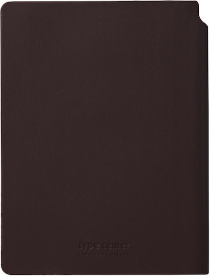Type Center Notebook A5 Brown