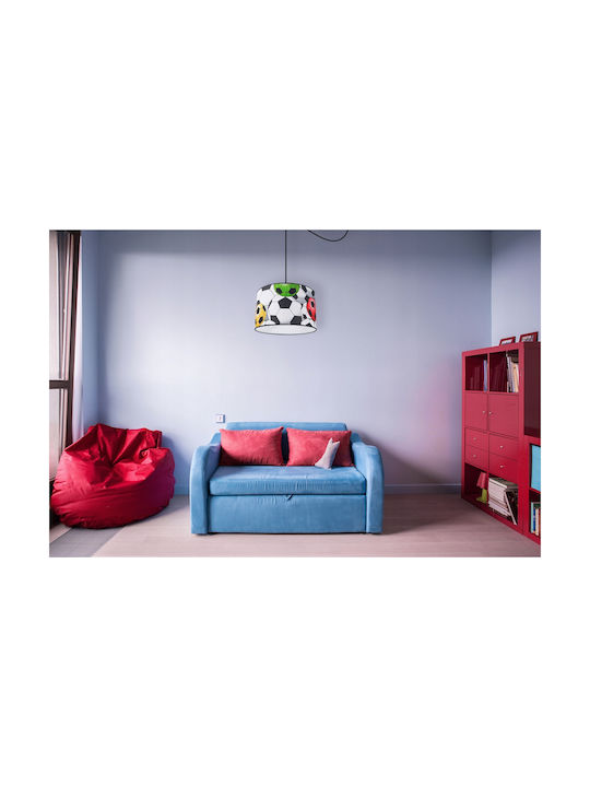 Light Home Μονόφωτο Παιδικό Φωτιστικό Κρεμαστό από Μέταλλο με Υποδοχή E27 Λευκό