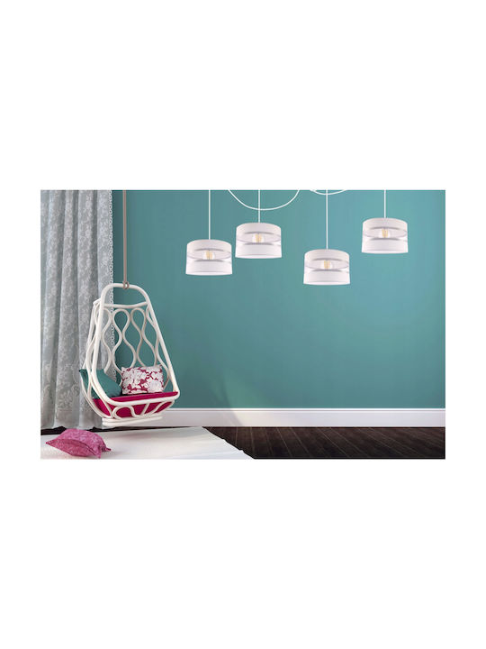 Light Home Kronleuchter Kinderdeckenleuchte Deckenleuchte mit Fassung E27 Weiß