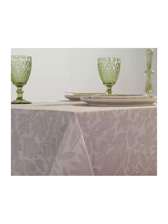 Nef-Nef Homeware Tablecloth Cotton Issual Beige 150x250cm