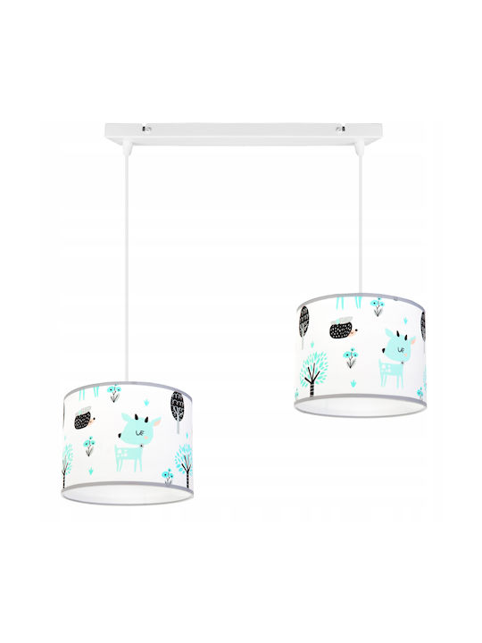 Light Home Kronleuchter Kinderdeckenleuchte Deckenleuchte 60W mit Fassung E27 Weiß
