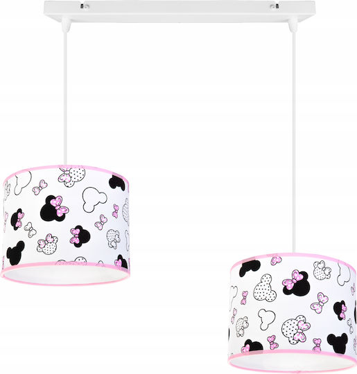 Light Home Kids Metallic / Fabric / Plastic Chandelier Ceiling Light E27 White 60W