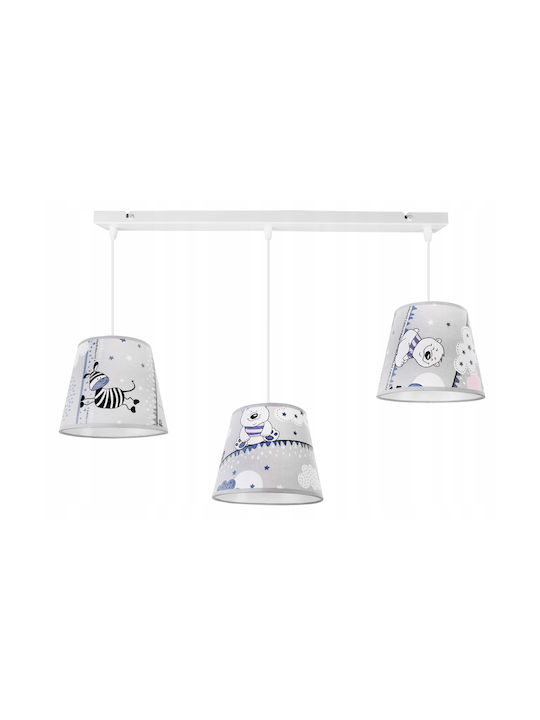 Light Home Kronleuchter Kinderdeckenleuchte Deckenleuchte 60W mit Fassung E27 Weiß