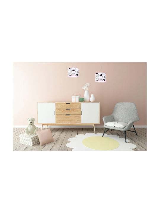 Light Home Πολύφωτο Παιδικό Φωτιστικό Κρεμαστό από Μέταλλο 60W με Υποδοχή E27 Λευκό