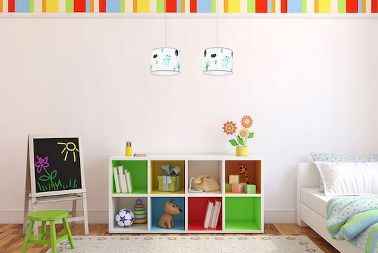 Light Home Πολύφωτο Παιδικό Φωτιστικό Κρεμαστό από Μέταλλο 60W με Υποδοχή E27 Λευκό