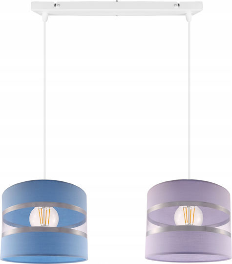 Light Home Kronleuchter Kinderdeckenleuchte Deckenleuchte mit Fassung E27 Blau