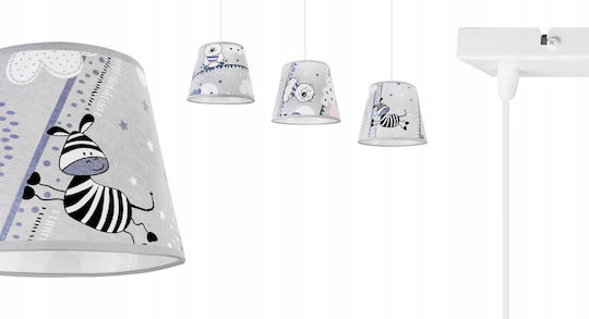 Light Home Kronleuchter Kinderdeckenleuchte Deckenleuchte 60W mit Fassung E27 Weiß